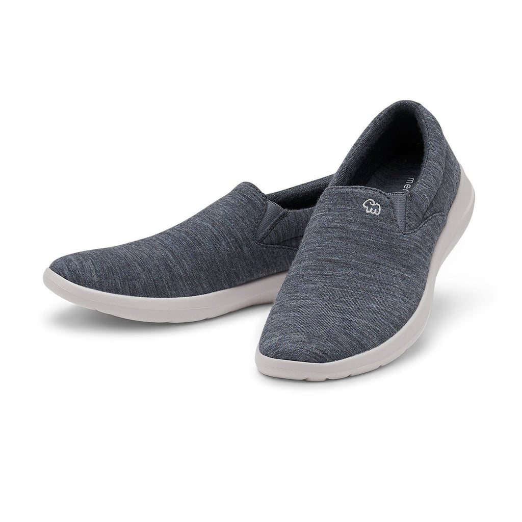 mens grey slip ons