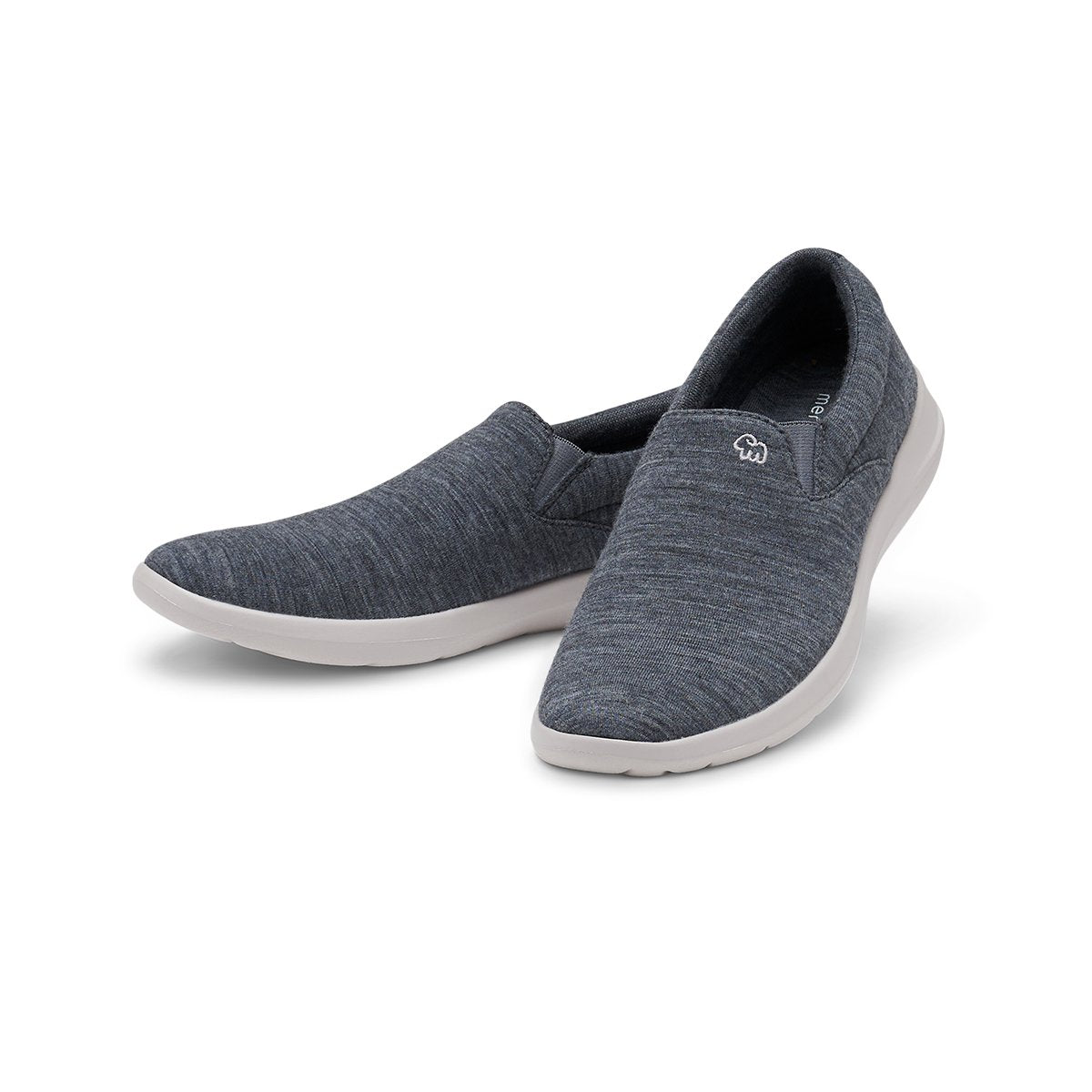 dark grey slip on shoes