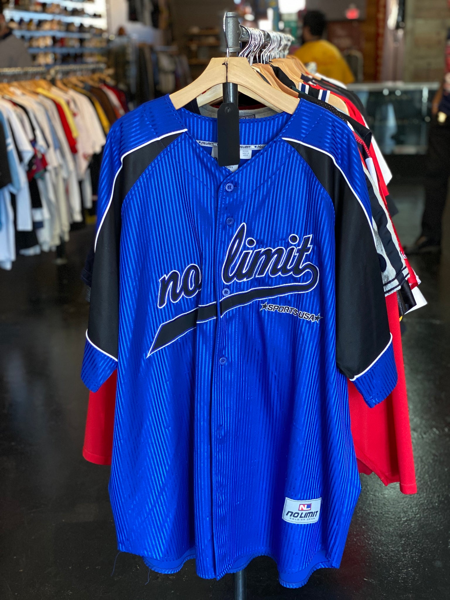 no limit baseball jersey