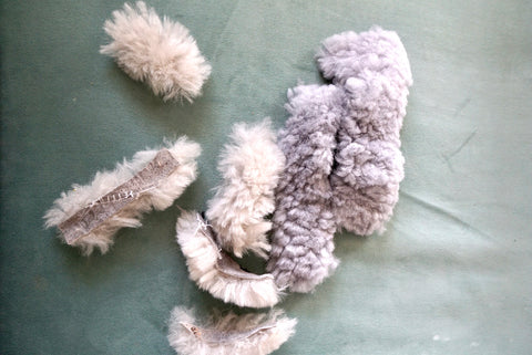 sheep fur recycled fashion