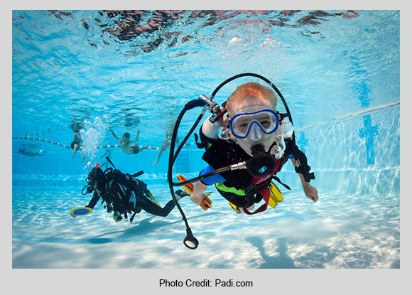 Kids scuba lesson