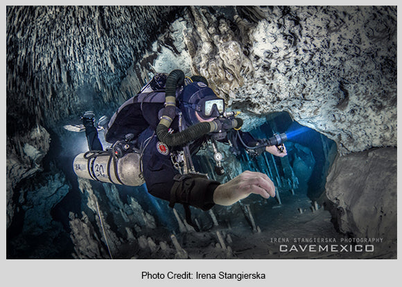 Solution Cave Mexico Diver