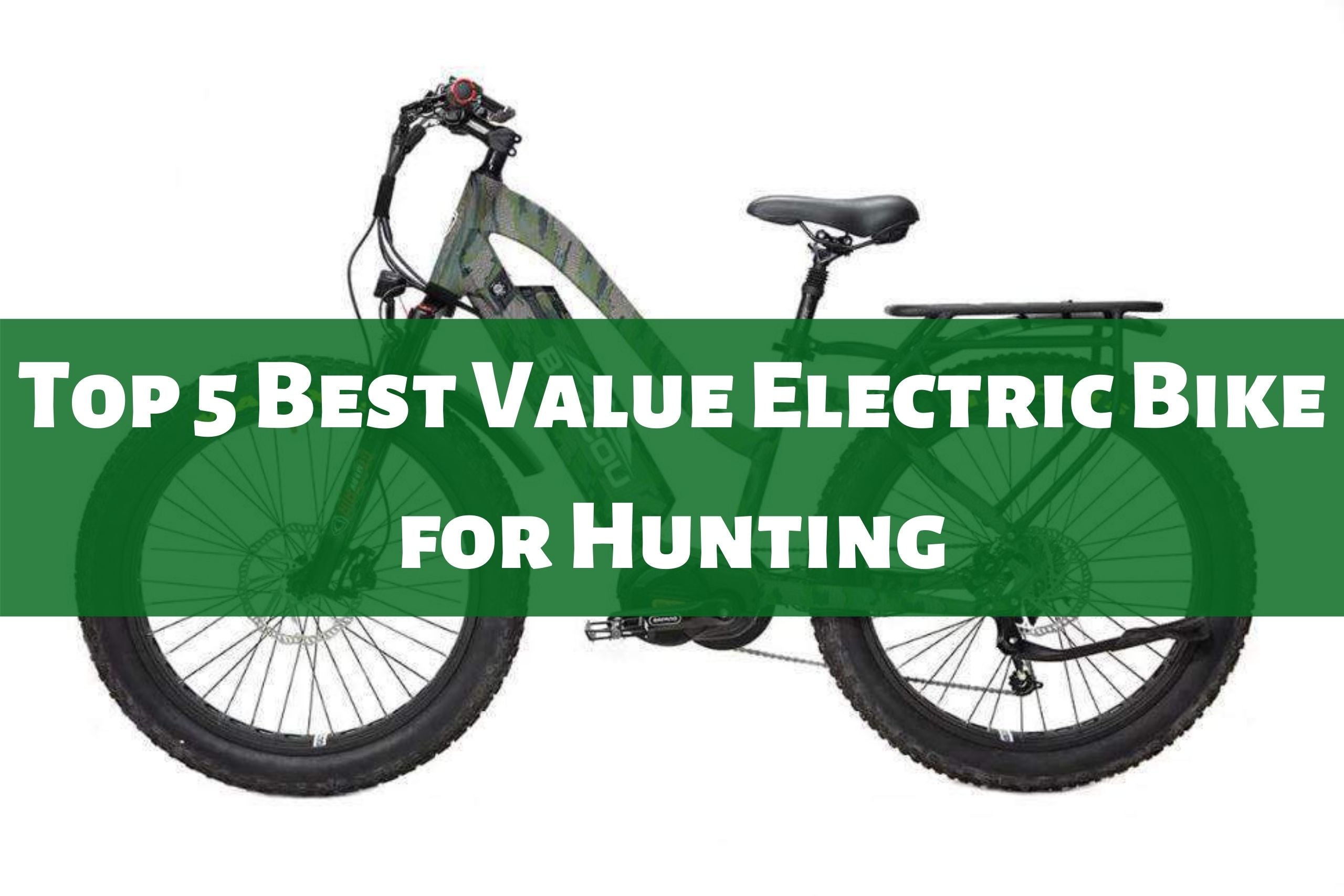 best e bikes for hunting