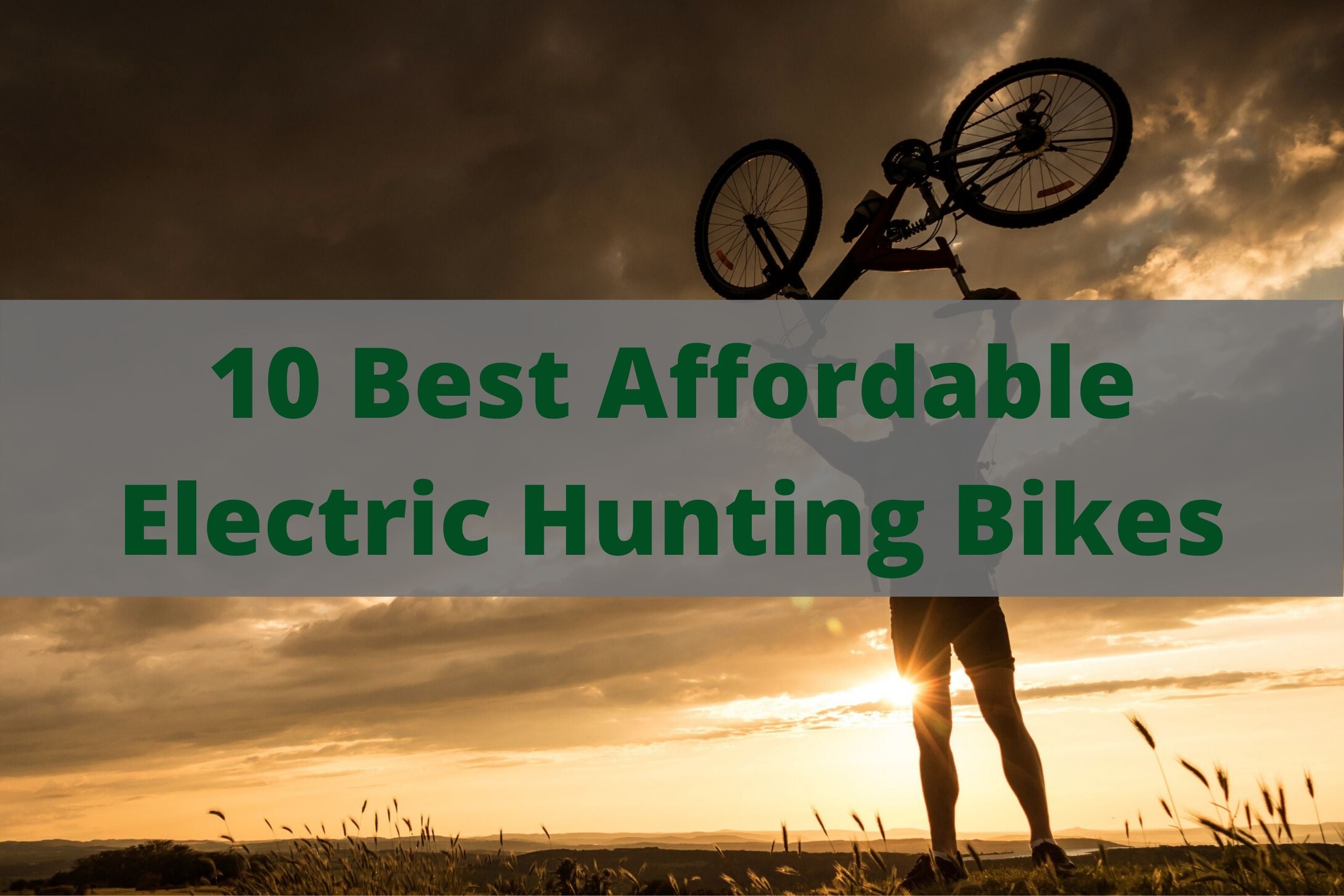 best hunting e bikes