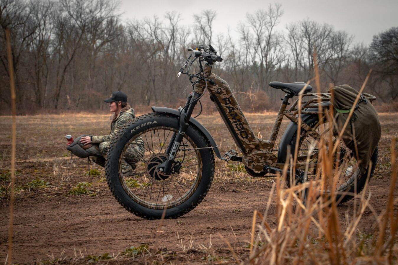 The Rambo Krusader 3.0 in Mossy Oak Bottomland in an outdoor setting, side profile