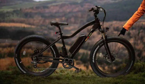 Bam Supreme Fat tire electric bike on a mountain