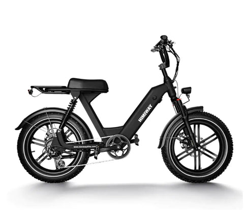 Himiway Escape Pro ebike in black. side profile facing right