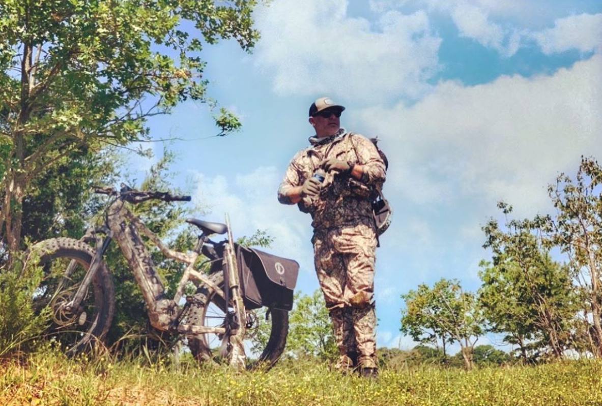 Tim's Instagram image with Tim and his Rambo eBike