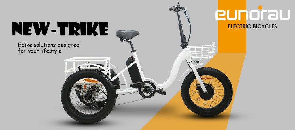 EUNORAU New-Trike Folding Electric Tricycle