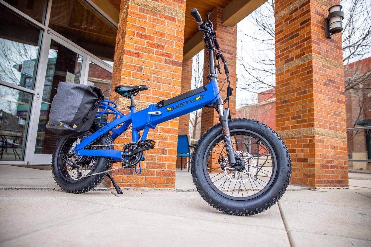 QuietKat Voyager Fat Tire Folding Ebike