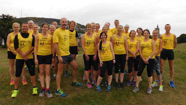 Beacon Runners proudly wearing VIGA running vests and enjoying a September Run in VIGA running kit