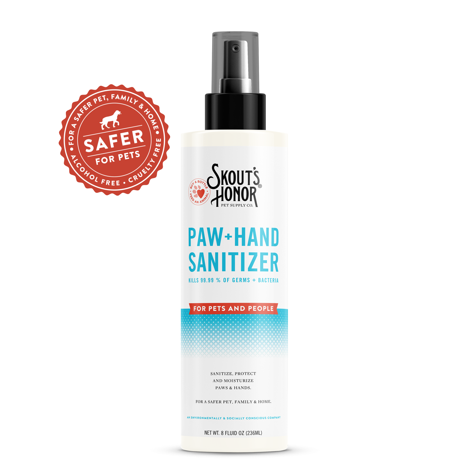 Skout's Honor Paw Hand Sanitizer for Dogs