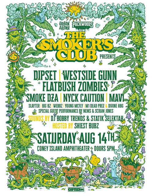 Smoker's Club Concert flyer