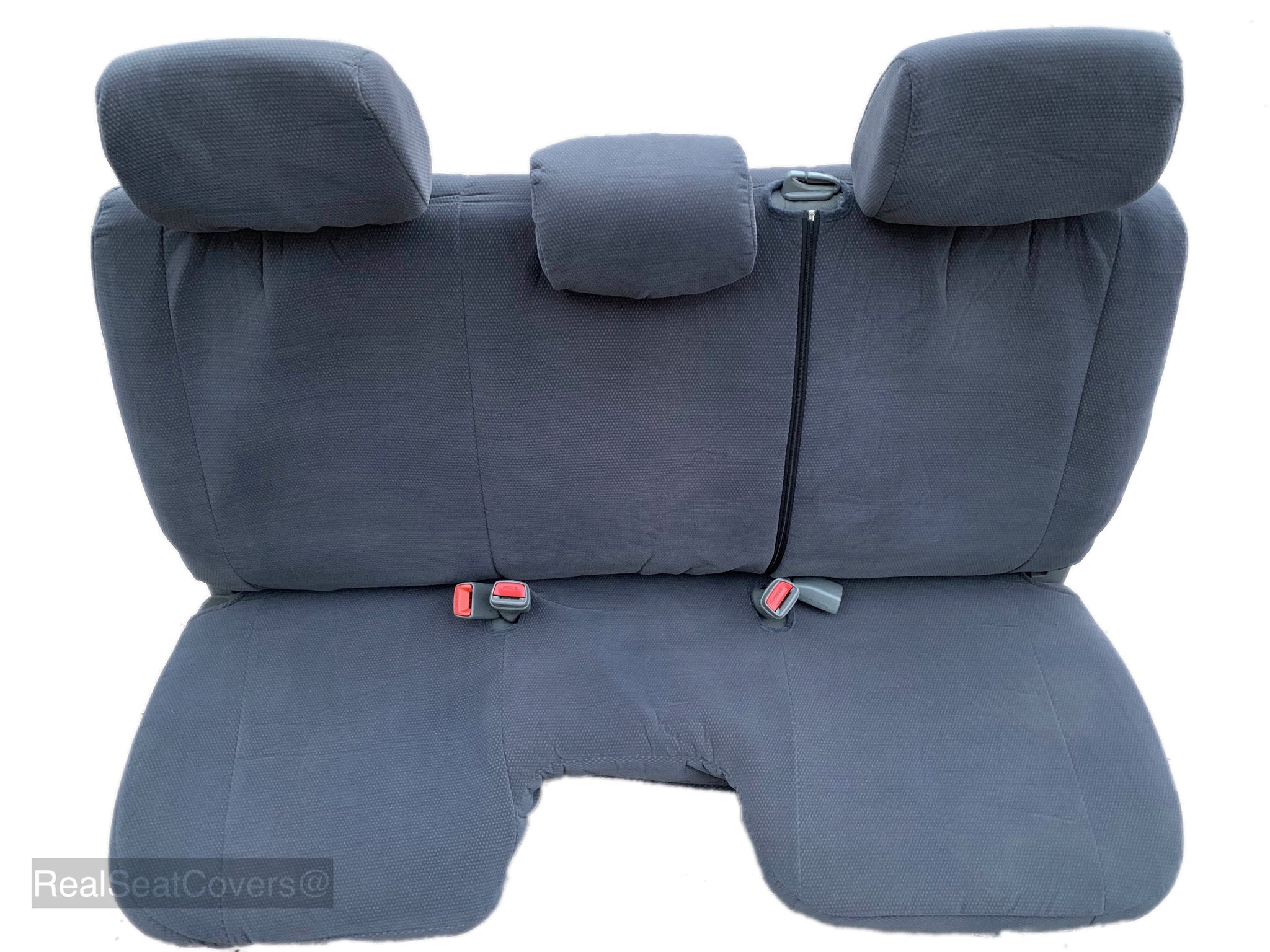 Seat Covers for Toyota Tacoma Front Bench 3 Headrest Notched Cushion