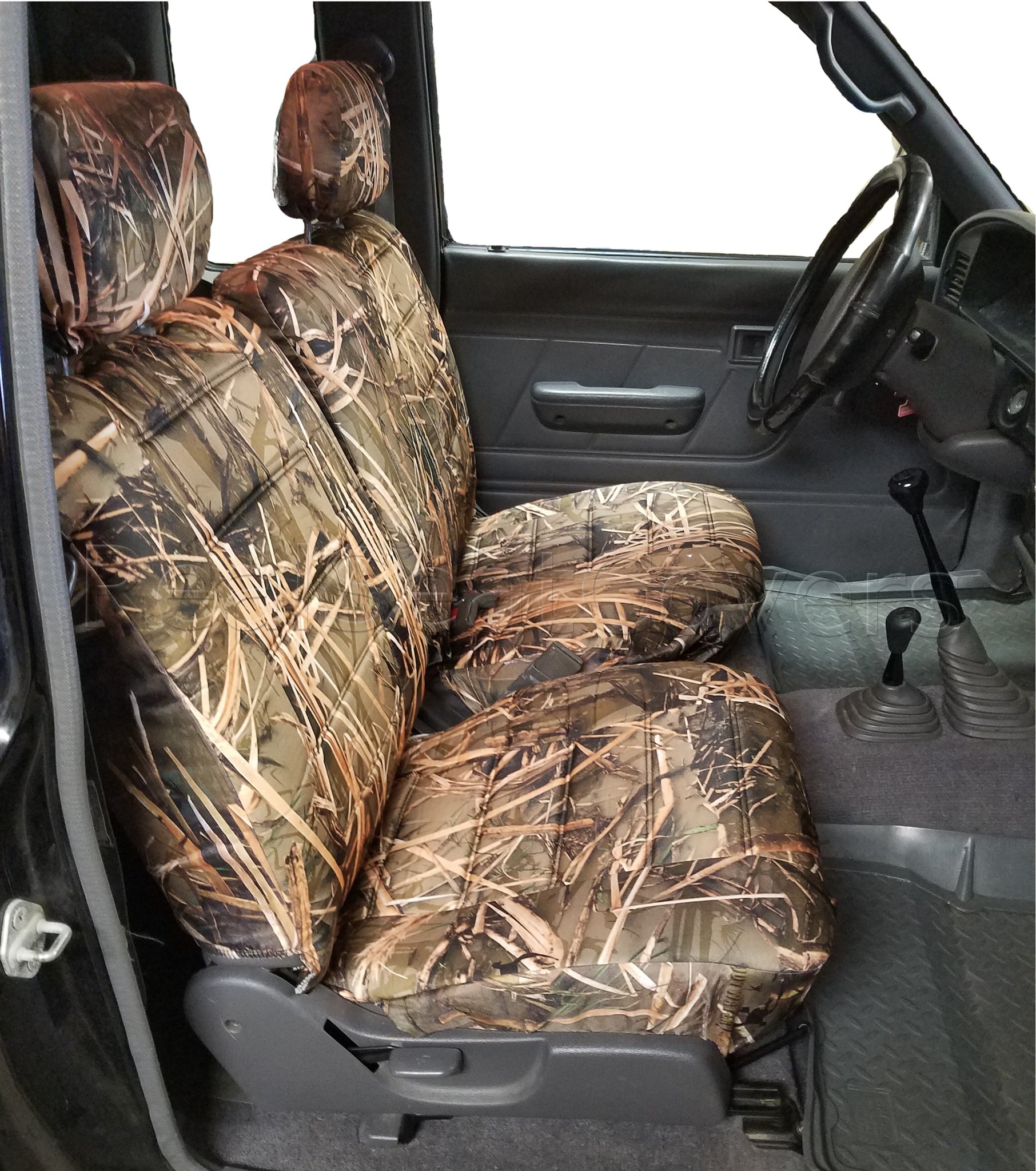 Toyota Pickup 60 40 Split Front Bench Muddy Water Camo Seat Cover Set Realseatcovers