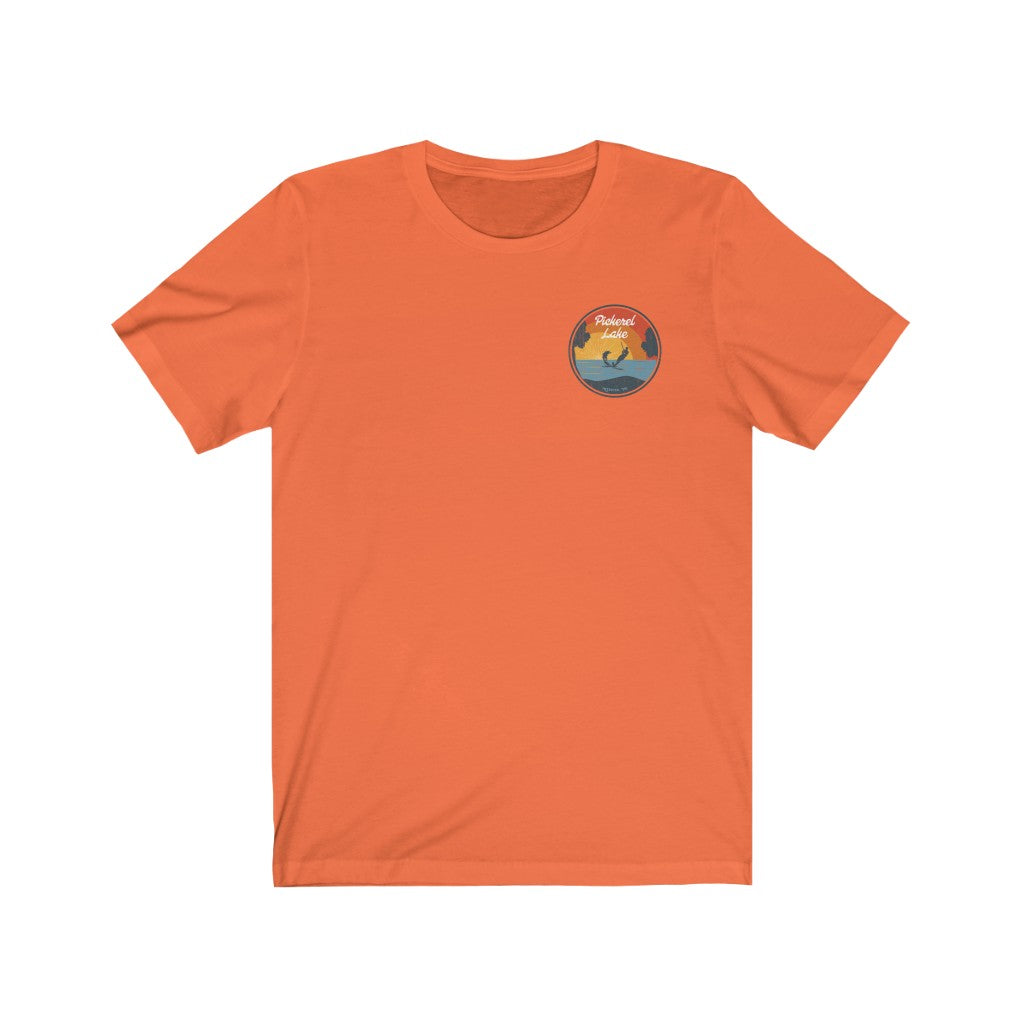 Pickerel Lake Badge Tee
