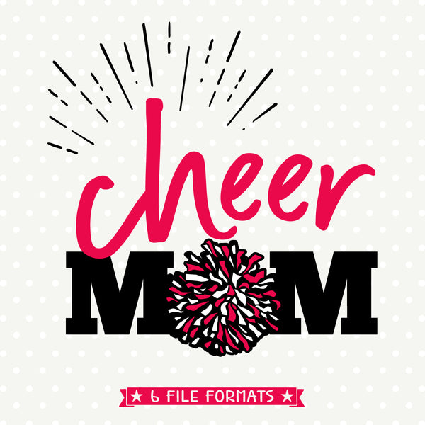 Download Cheer Mom SVG file - Cheer Mom Iron on file - Cheerleading ...