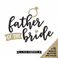 Download Father Of The Bride Svg File Bridal Party Shirt Iron On Transfer Jpg Queen Svg Bee