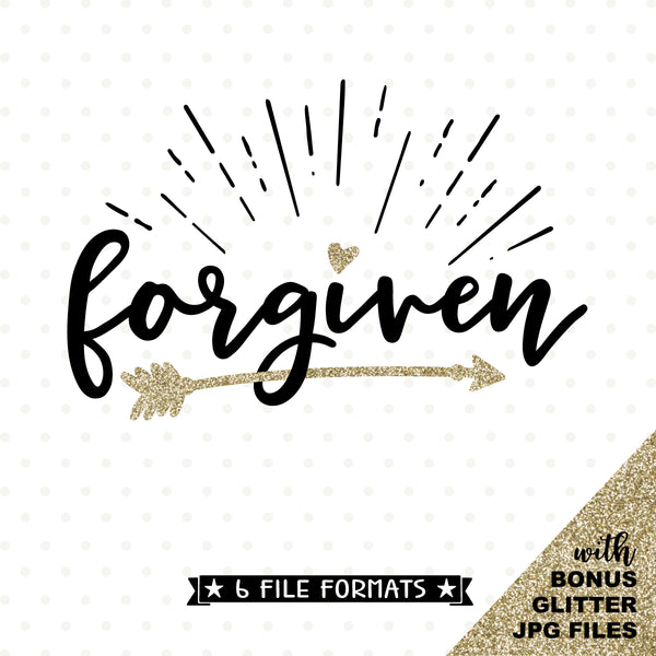 Download Forgiven SVG - Easter SVG file - Christian Shirt iron on ...