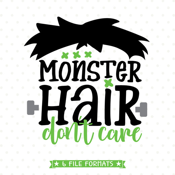 Download Monster Hair Dont Care Halloween SVG - Halloween Shirt ...