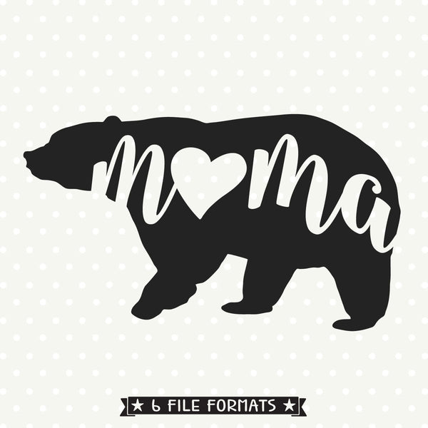 Download Baby Bear Svg File Bear Silhouette File Bear Family Cut File Queen Svg Bee