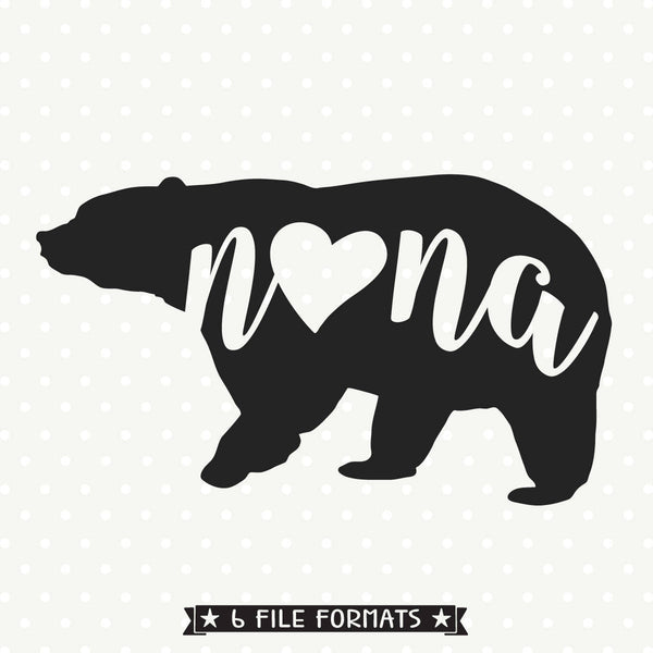 Download Nana Bear SVG file - Bear Family Shirt Iron on file - Bear svg file - Queen SVG Bee