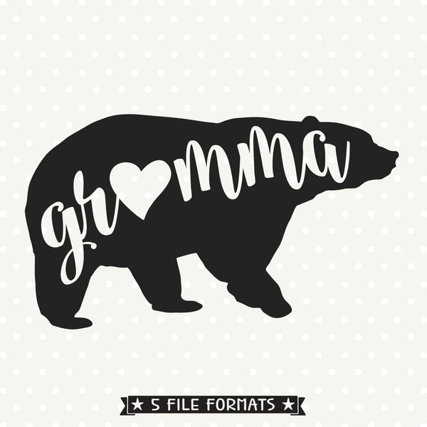 Download Gramma Bear SVG file - Bear Family svg - SVG cut file ...