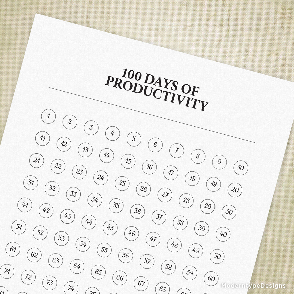 100-days-of-productivity-printable