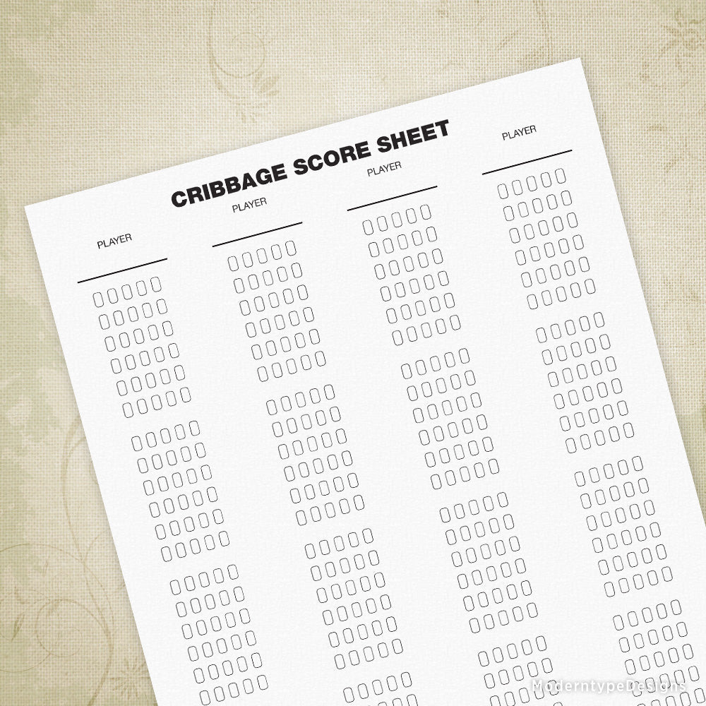 Learn and Play Canasta Score Sheet Rules and Quick 