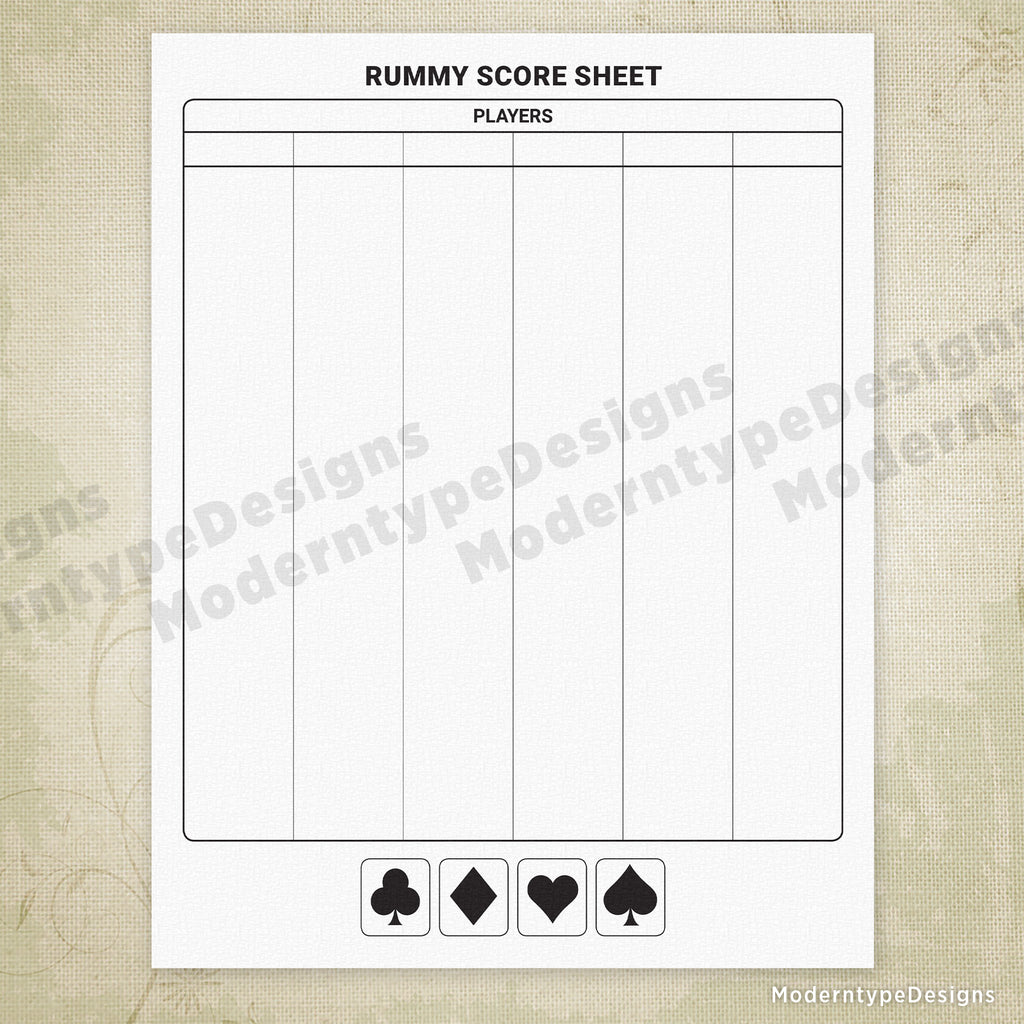rules for gin rummy scoring