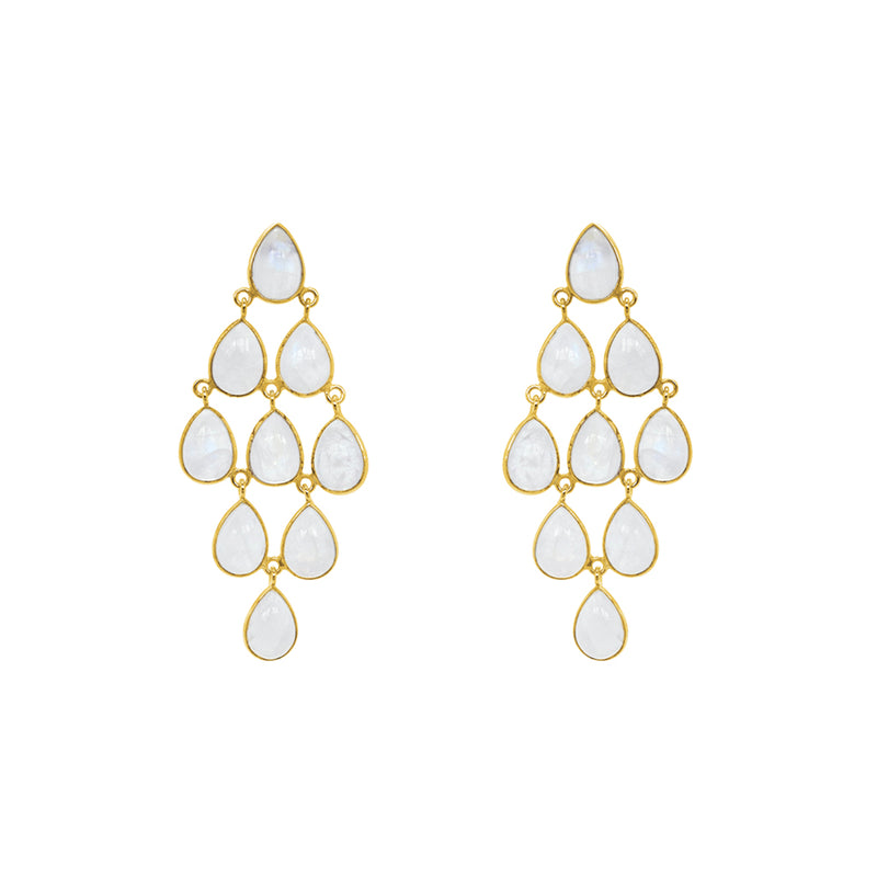 Everly semi precious 2 micron earrings – MEZI