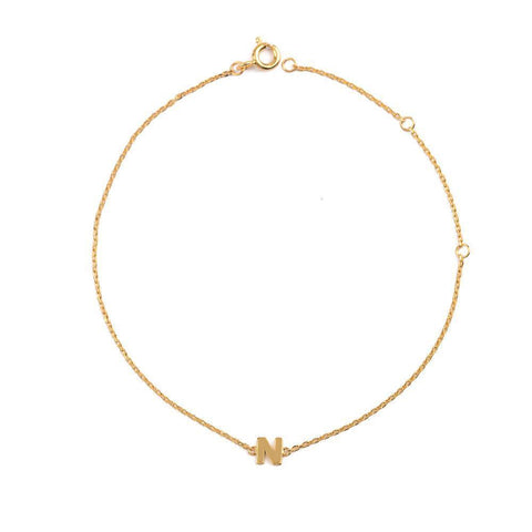 Letter N Bracelet -  UK