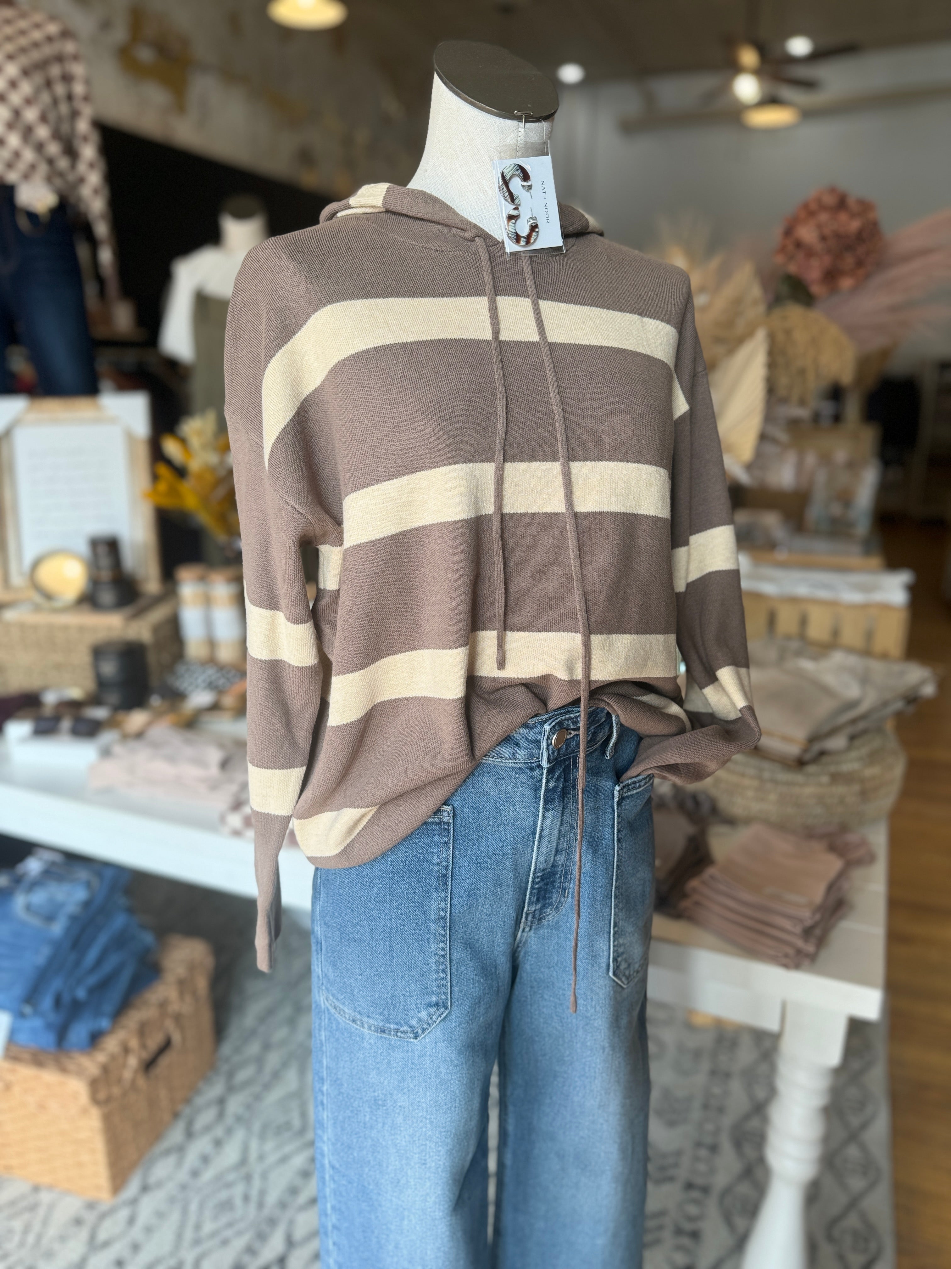 Hayden Stripe Hoodie