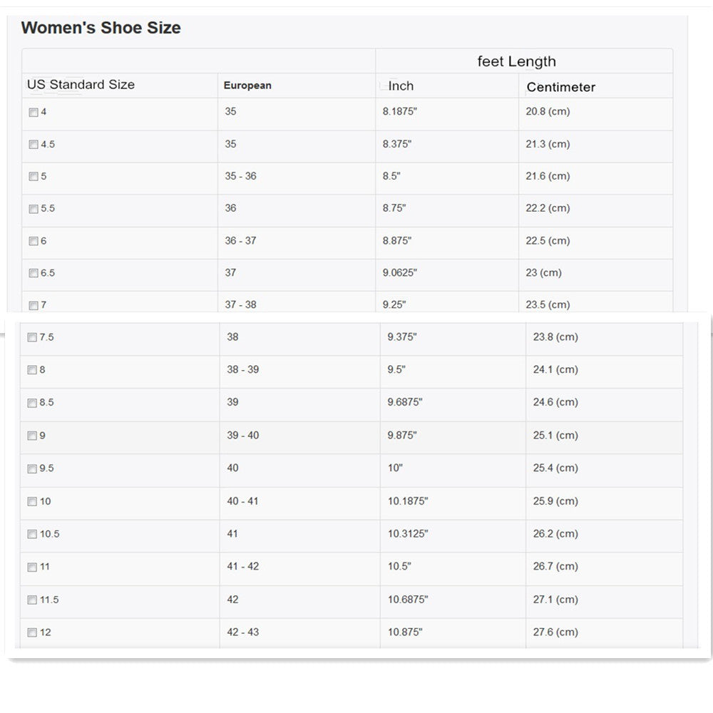 cn 39 shoe size