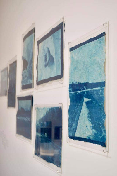 mika horie cyanotype photography japan washi japanese paper