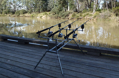 Adjustable Aluminum Fishing Rod Pod Eco-friendly Fishing Pole Stand Holder  For Carp Fishing Bite Alarm Retractable Pole Holder