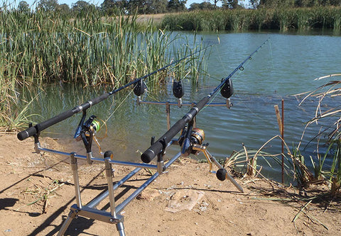 Fishing from the the bank is easy with the right equipment