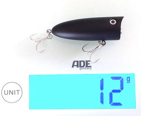 Downrigger Shop poppers only weigh 12 grams