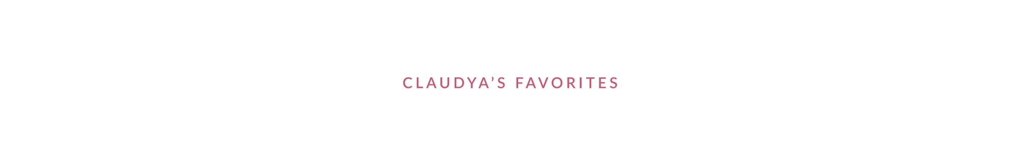 Claudya's Favorites