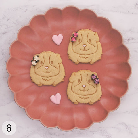 Decorate your baked cookies with royal icing or edible decorations