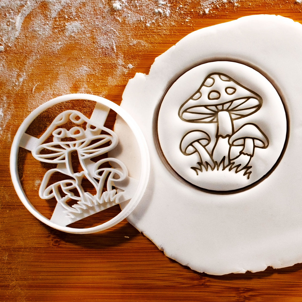 Super Mario – Mushroom Cookie Cutter Various Sizes - Annettes Cake Supplies