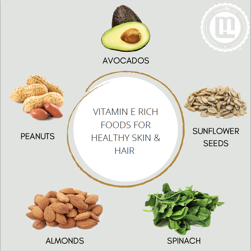 5 Vitamin E Rich Foods for Healthy Hair and Skin – MealFit