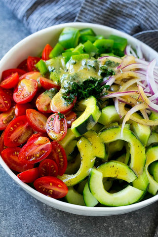 Cucumber Tomato Salad – MealFit
