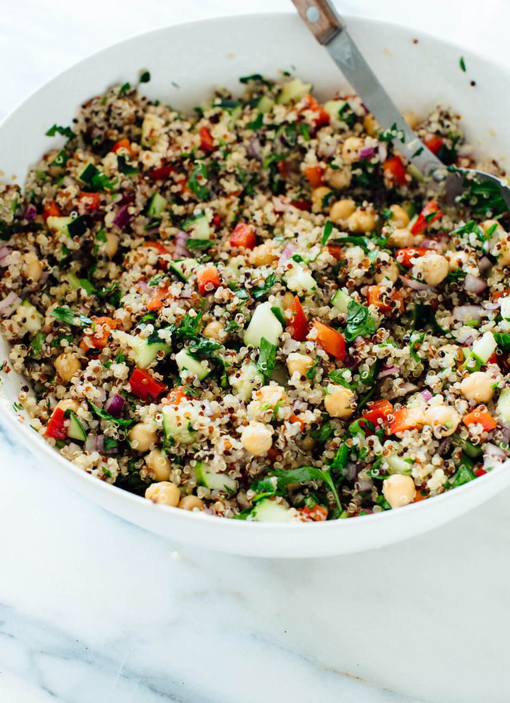 fresh quinoa salad