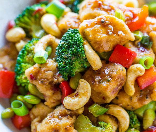 Homemade Cashew Chicken