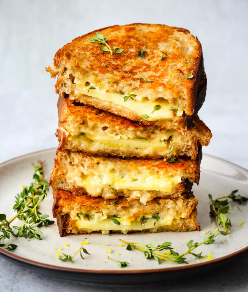 artisan grilled cheese stack