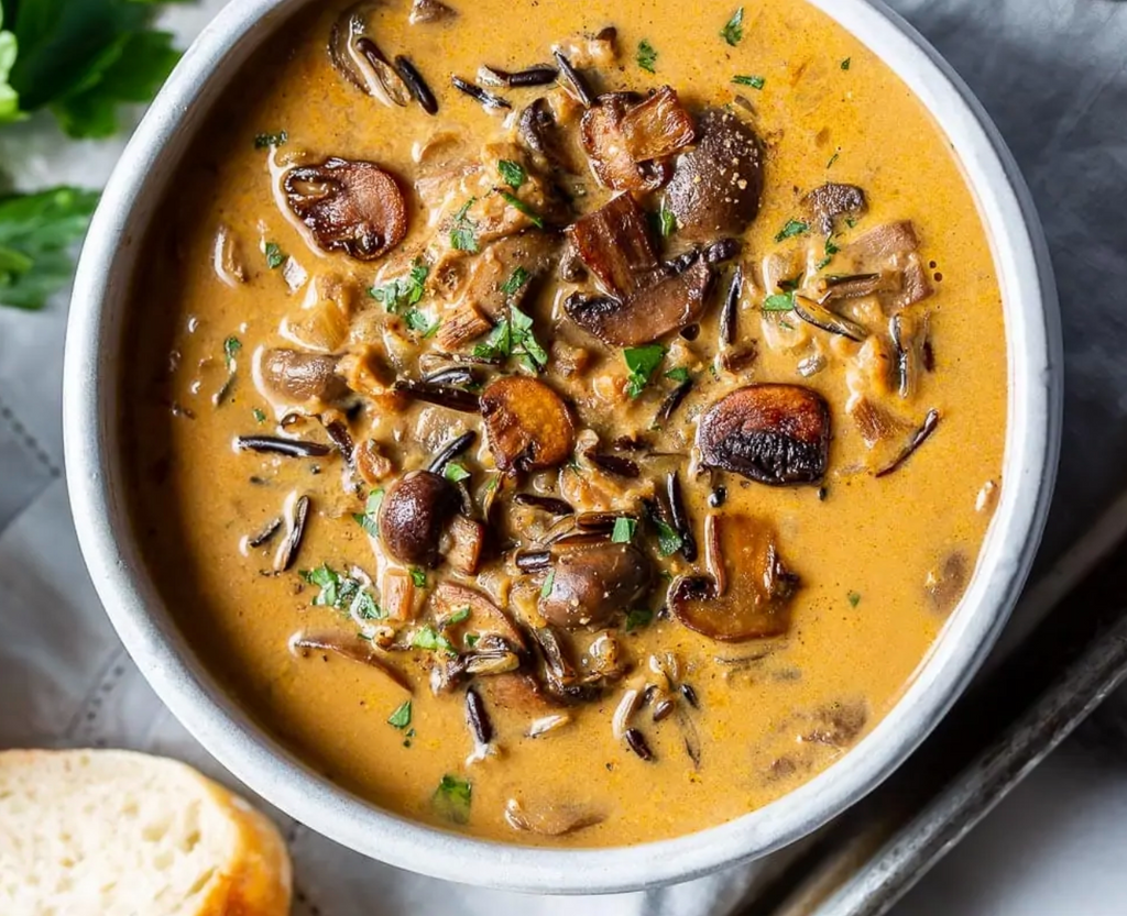Homestyle Wild Rice & Mushroom Soup – MealFit