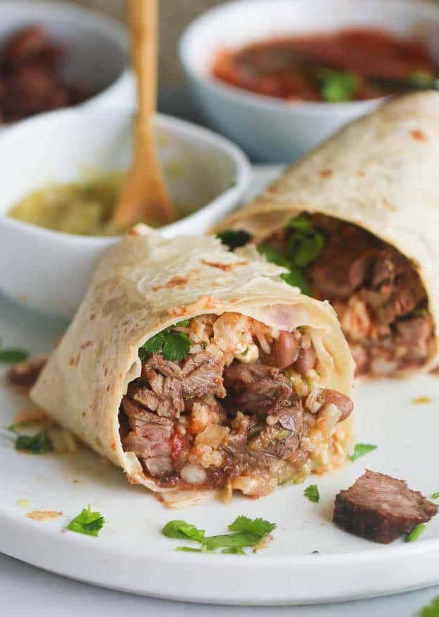 carne asade burrito