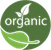 organic wine icon logo meaning produced under organic certified methods
