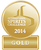 International spirits challenge gold award icon logo for snow leopard vodka